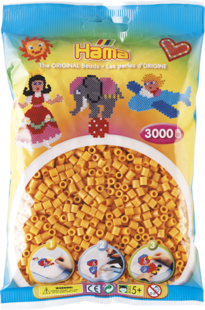 Hama Bügelperlen Midi Teddybären Braun 3000 Stück