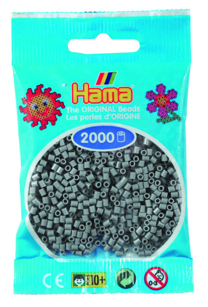 Hama Bügelperlen Mini Grau