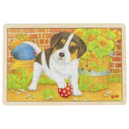 Goki Einlegepuzzle Kleiner Hund